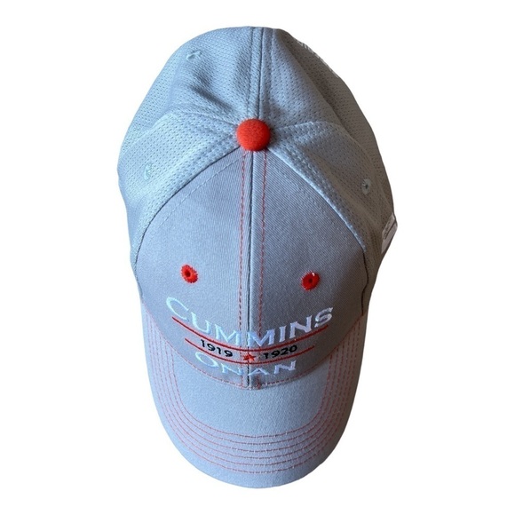NEW Cummins Onan Adult Grey Embroidered Adjustable Hook and Loop Hat - Picture 4 of 9